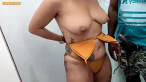 Interracial Pornostars Eliane Furacao & Lorrany Exotica in Amateur -Dessous -Begegnung